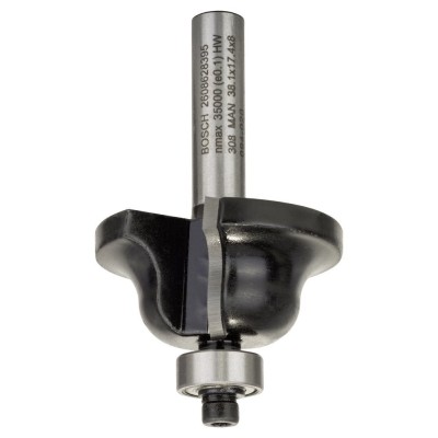 Bosch - Standard Seri Ahşap İçin Çift Oluklu Sert Metal Kenar Biçimlendirme Frezesi 8*12,7*61mm