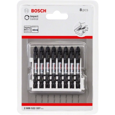 Bosch - Impact Control Serisi Çift Taraflı Vidalama Ucu 8'li PH2 *65mm