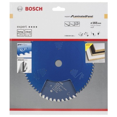 Bosch - Expert Serisi Lamine Panel için Daire Testere Bıçağı 165*20 mm 48 Diş