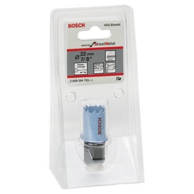 Bosch - Special Serisi Metal Ve Inox Malzemeler için Delik Açma Testeresi (Panç) 22 mm
