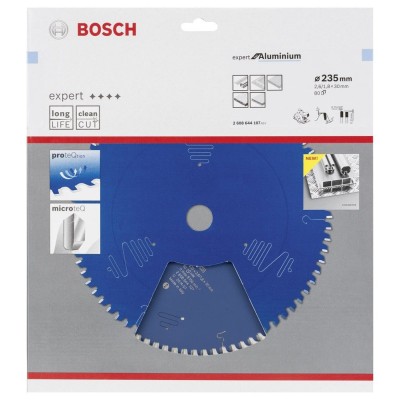 Bosch - Expert Serisi Alüminyum için Daire Testere Bıçağı 235*30 mm 80 Diş