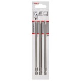Bosch - 3 Parçalı Extra Hard Serisi Vidalama Ucu Seti PH1/2/3*152 mm