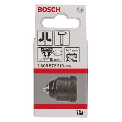 Bosch - 1-10 mm - 1/2''-20 Anahtarsız Mandren