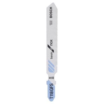 Bosch - Ekonomik Seri Inox (Paslanmaz Çelik) İçin T 118 GFS Dekupaj Testeresi Bıçağı - 3'Lü Paket