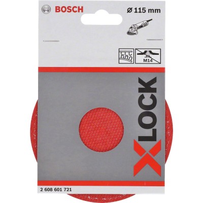 Bosch - X-LOCK - 115 mm M14 Kağıt Zımparalar için Taban