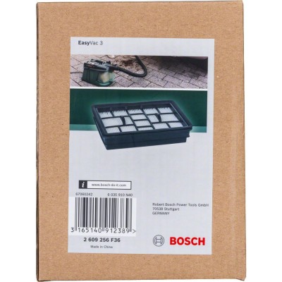 Bosch - Elektrikli Süpürgeler İçin Düz kıvrımlı filtre (EasyVac 3 için uygun)