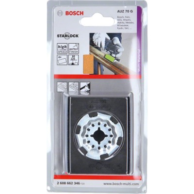 Bosch - Starlock - AUZ 70 G Mikro Pıtrak Tutturmalı Profil Zımparalama İçin Taban