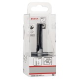 Bosch - Standard Seri Ahşap İçin Çift Oluklu, Sert Metal Ekstra Uzun Düz Freze Ucu 12*12*81mm