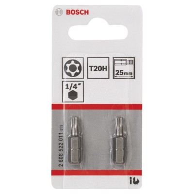 Bosch - Extra Hard Serisi Security-Torx® Vidalama Ucu T20H*25 mm 2li
