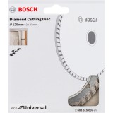 Bosch - Ekonomik Seri Genel Yapı Malzemeleri İçin Elmas Kesme Diski 125 mm Turbo