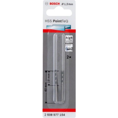 Bosch - HSS-PointeQ Metal Matkap Ucu 1,5 mm 2'li