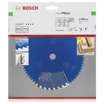 Bosch - Expert Serisi Ahşap için Daire Testere Bıçağı 160*20 mm 36 Diş