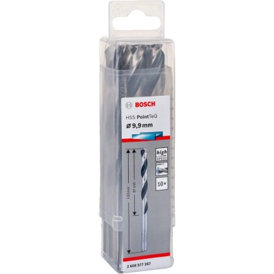 Bosch - HSS-PointeQ Metal Matkap Ucu 9,9 mm 10'lu