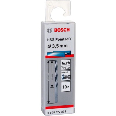 Bosch - HSS-PointeQ Metal Matkap Ucu 3,5 mm 10'lu