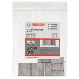 Bosch - Best Serisi Elmas Sulu Karot Uç Segmanı 102-107-112 mm İçin 9 Parça