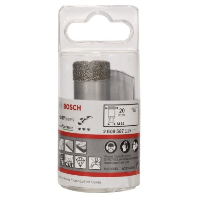 Bosch - Best Serisi, Taşlama İçin Seramik Kuru Elmas Delici 20*35 mm