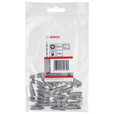 Bosch - Extra Hard Serisi Vidalama Ucu PH2*25 mm 25'li