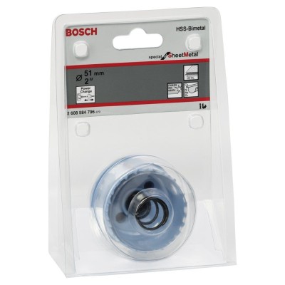 Bosch - Special Serisi Metal Ve Inox Malzemeler için Delik Açma Testeresi (Panç) 51 mm