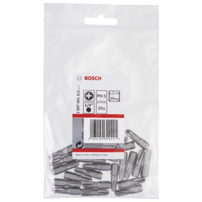 Bosch - Extra Hard Serisi Vidalama Ucu PH3*25 mm 25'li