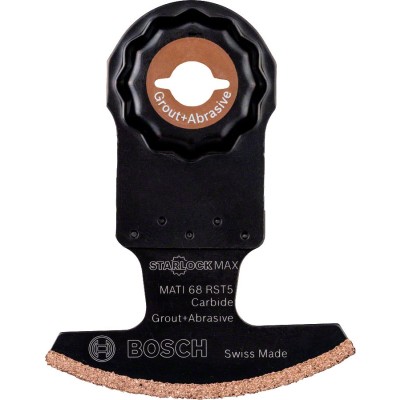 Bosch - Starlock Max - MATI 68 RST5 - Carbide RIFF Zımpara Uçlu Segman Testere Bıçağı 50 Kum Kalınlığı 1'li