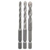 Bosch - Altıgen Şaftlı, HEX-9 Serisi Seramik için Matkap Ucu 3'lü Set 5-6-8 mm