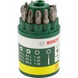 Bosch - 10 Parça Vidalama Ucu Seti (PH+PZ+T)