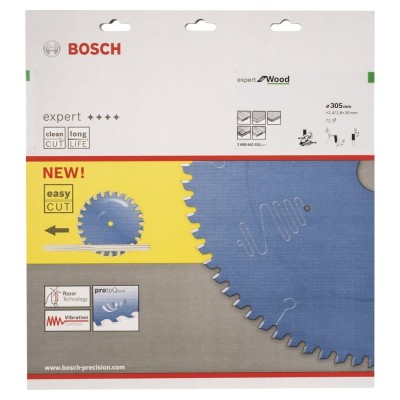 Bosch - Expert Serisi Ahşap için Daire Testere Bıçağı 305*30 mm 72 Diş
