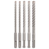 Bosch - SDS plus-5X Serisi Kırıcı Delici Matkap Ucu 5 Parça Set (6,6,8,8,10 x 160 mm)