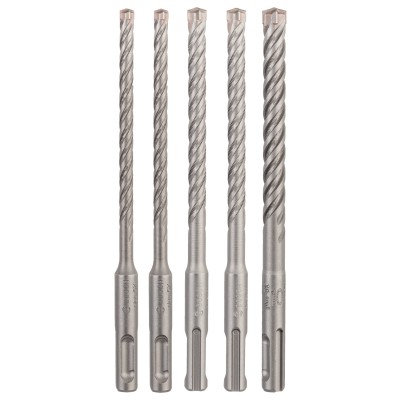 Bosch - SDS plus-5X Serisi Kırıcı Delici Matkap Ucu 5 Parça Set (6,6,8,8,10 x 160 mm)