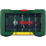 Bosch - 12 Parça Freze Seti 8 mm Şaftlı