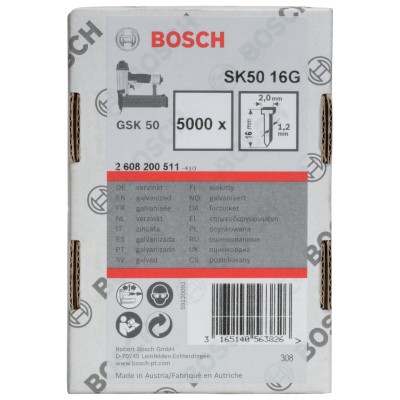 Bosch - GSK 50 Çivisi  16 mm 5000li