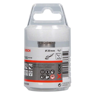 Bosch - X-LOCK - Best Serisi, Taşlama İçin Seramik Kuru Elmas Delici 20*35 mm