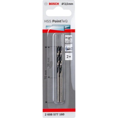 Bosch - HSS-PointeQ Metal Matkap Ucu 3,5 mm 2'li