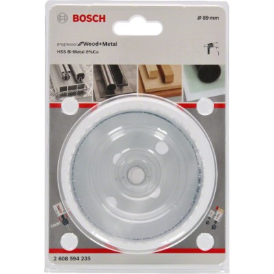 Bosch - Yeni Progressor Serisi Ahşap ve Metal için Delik Açma Testeresi (Panç) 89 mm