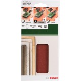 Bosch - Titreşimli Zımpara Kağıdı 10'lu, 93 x 185 mm 120 Kum 8 Delik