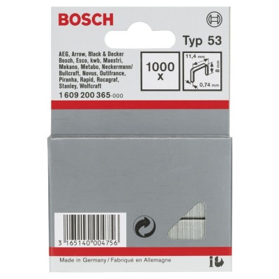 Bosch - Zımba Teli Tip 53 11,4*0,74*8 mm