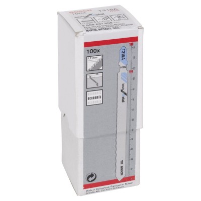 Bosch - Ekonomik Seri Metal İçin T 318 A Dekupaj Testeresi Bıçağı - 100'Lü Paket