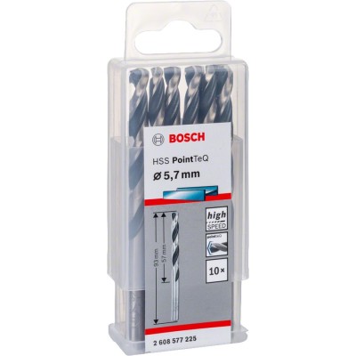Bosch - HSS-PointeQ Metal Matkap Ucu 5,7 mm 10'lu