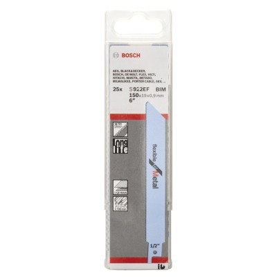 Bosch - Flexible Serisi Metal için Panter Testere Bıçağı S 922 EF - 25'li