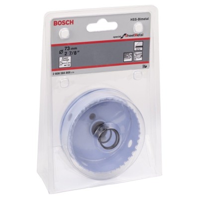 Bosch - Special Serisi Metal Ve Inox Malzemeler için Delik Açma Testeresi (Panç) 73 mm