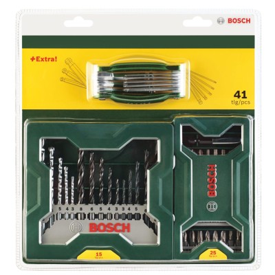 Bosch - X-Line 15 Parça Delme & 25 Parça Vidalama Ucu Seti