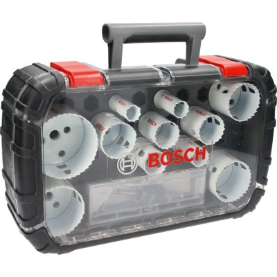 Bosch - Yeni Progressor Serisi Delik Açma Testeresi (Panç) Seti 14 Parça Ø 20-22-25-32-35-40-44-51-60-64-76 mm