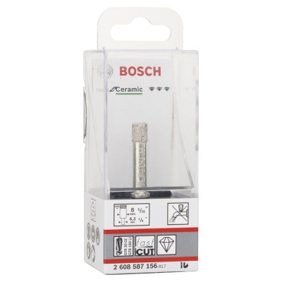 Bosch - Best Serisi, GTR 30 İçin Seramik Kuru Elmas Delici 8*35 mm