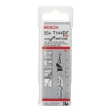 Bosch - Hızlı Kesim Serisi Sert Ahşap İçin T 144 DF Dekupaj Testeresi Bıçağı - 25'Li Paket