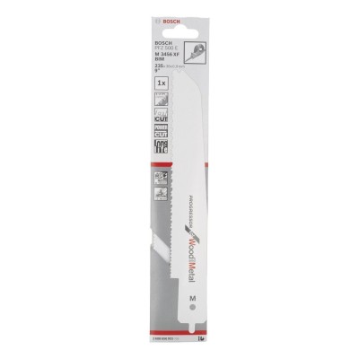 Bosch - Progressor Serisi PFZ 500 E Uyumlu Ahşap ve Metal için Panter Testere Bıçağı M 3456 XF 1'li