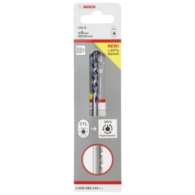 Bosch - cyl-5 Serisi, Blue Granite Turbo Beton Matkap Ucu, 6*100 mm