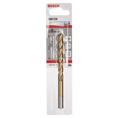 Bosch - HSS-TiN Metal Matkap Ucu 8*117 mm