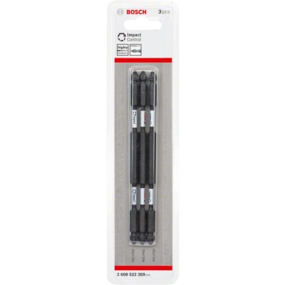 Bosch - Impact Control Serisi Çift Taraflı Vidalama Ucu 3'lü PZ2 *150mm