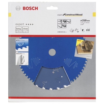 Bosch - Expert Serisi İnşaat Ahşabı için Daire Testere Bıçağı 210*30 mm 30 Diş