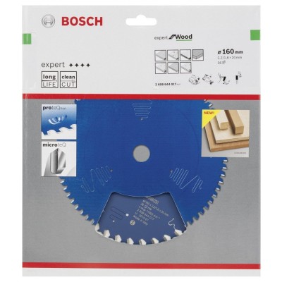 Bosch - Expert Serisi Ahşap için Daire Testere Bıçağı 160*20 mm 36 Diş